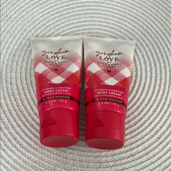 Bath & Body Works Other - Bath & Body Works Gingham Love Body Cream Mini